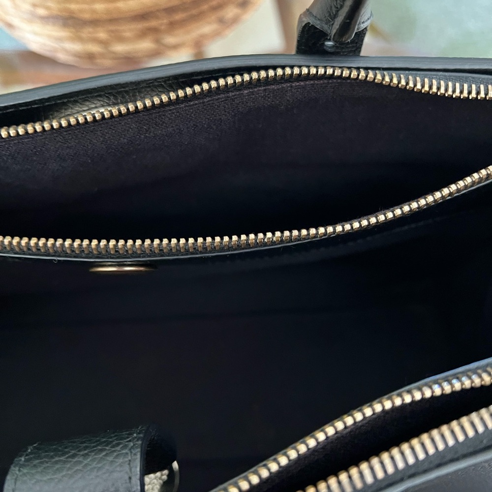 Authentic Mulberry Small Bayswater Double Zip Satchel bag in Black - Picture 7 of 16